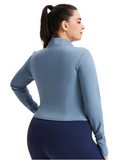 Giacca da donna con protezione UV 50+, 4 vie stretch, taglia curvy - Giacca antivento e impermeabile