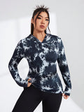 Felpa Sportiva Con Cappuccio Senza Cuciture Per Donna Taglie Forti